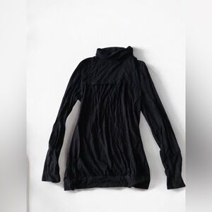 Marquis Black Turtleneck Top